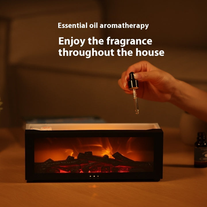 🔥 Flame Humidifier & Aromatherapy Diffuser – Create a Cozy Fireplace Vibe at Home 🔥